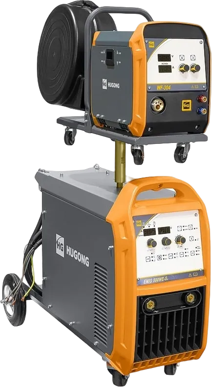 Фото Полуавтомат сварочный HUGONG EMIG 500WE-S III (цифровой подающий) (без горелки и кабель-пакета) от011000221