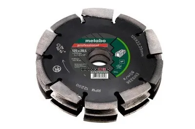 Алмазный шлифовальный диск Metabo UP универсальный 125x28,5x22,23 мм