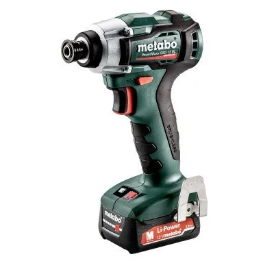Аккумуляторный ударный гайковерт Metabo PowerMaxx SSD 12 BL З/У SC 30 2x2 Ач