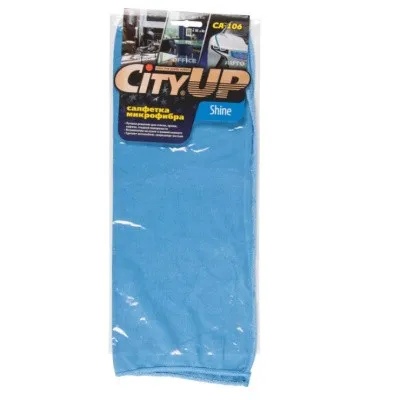 Салфетка микрофибра City Up CA-106 SHINE 35х40см