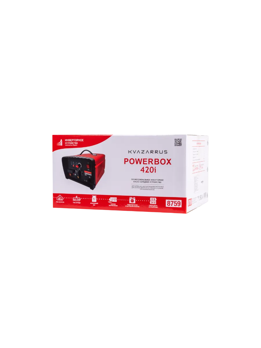 Фото Инверторное пуско-зарядное устройство FoxWeld Kvazarrus PowerBox 420i 8759