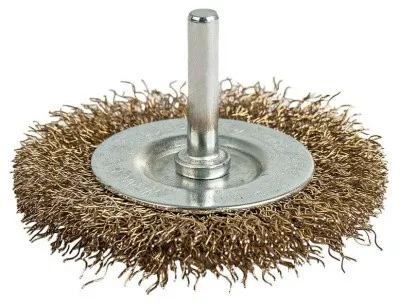 Щетка гофрированная (75 мм) для дрели №054 5307506320 АТАКА 22345