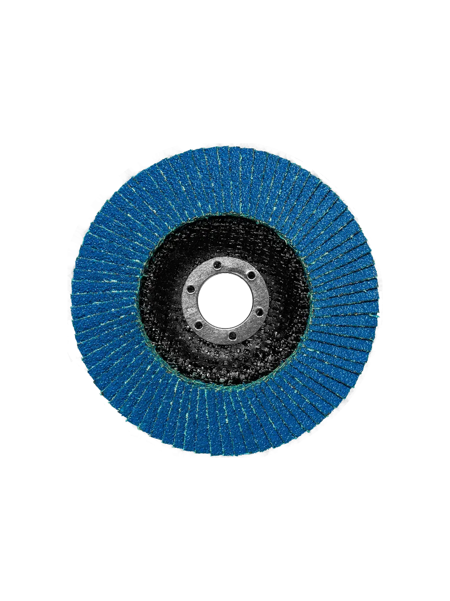 Фото Круг лепестковый торцевой 125х22.23mm Р40 KRUGO циркониевый KBYL12540Z