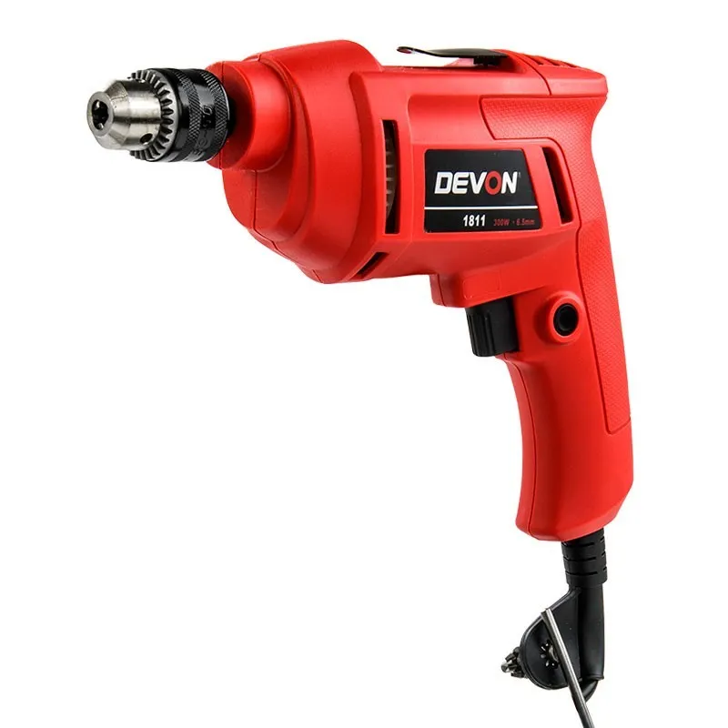 Фото Сетевая дрель DEVON 1811-3-6RE 6мм 300 Вт от006000087