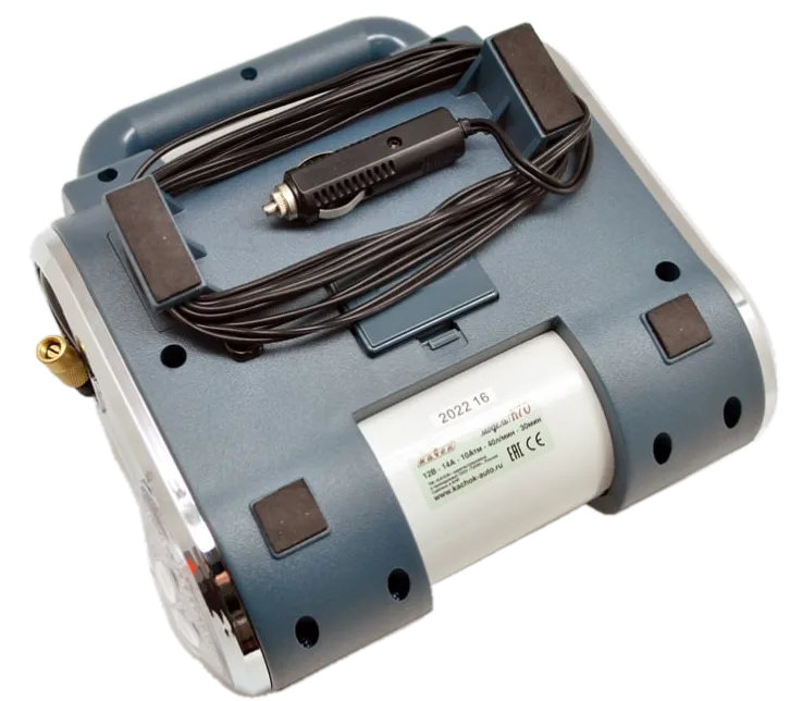 Фото Автомобильный портативный компрессор КАЧОК К70 с цифровым управлением и программатором К70