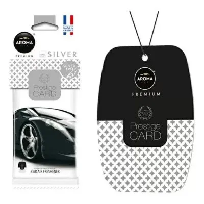 Ароматизатор подвесной AROMA Car Prestige Card Silver