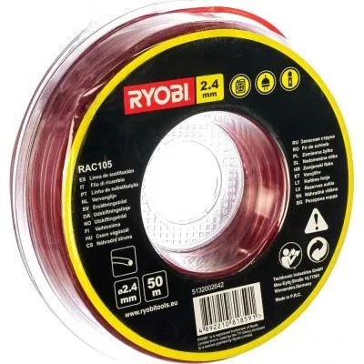 Ryobi Леска 2,4мм 50м RAC105 5132002642