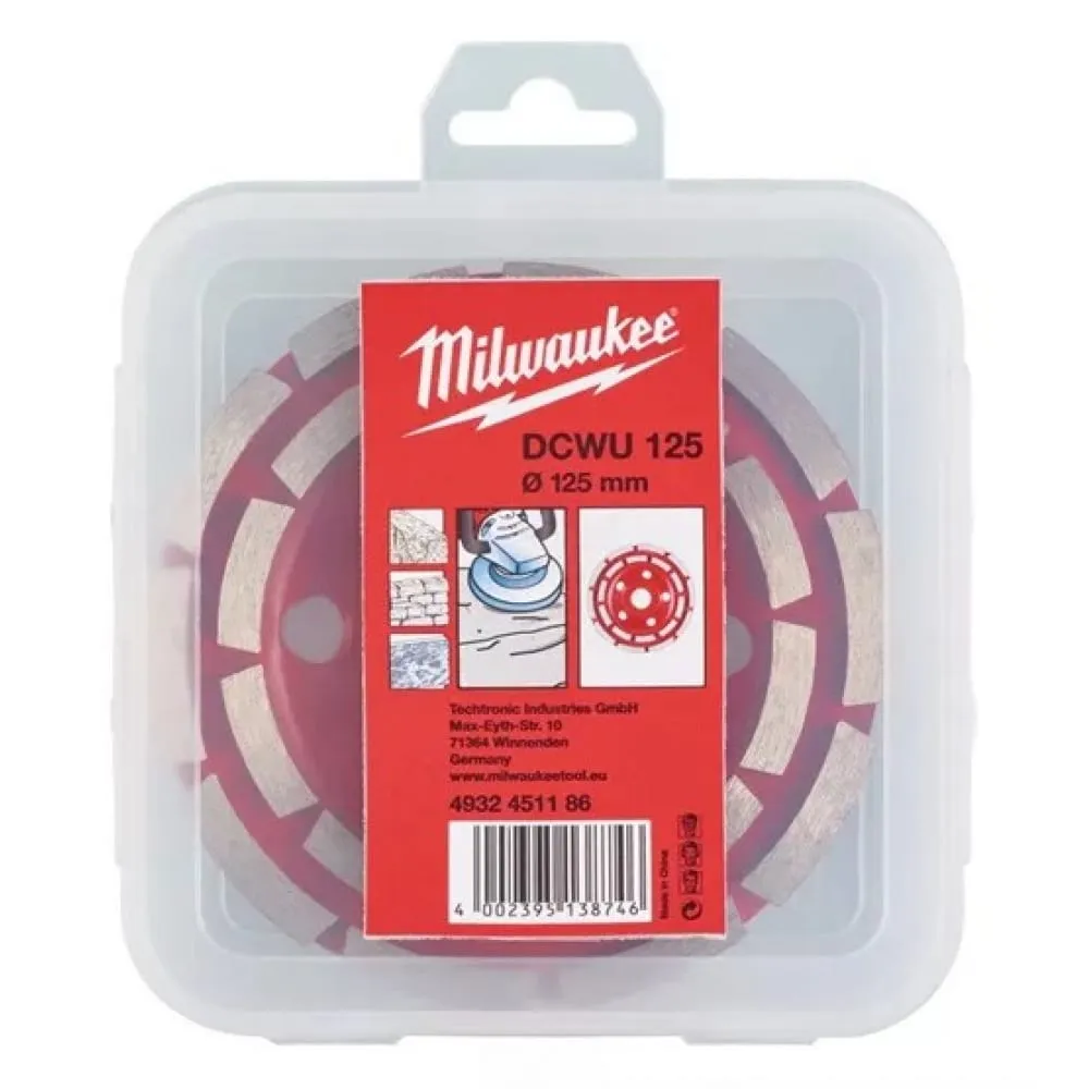Фото Алмазная чашка DCWU 125 Milwaukee 4932451186 4932451186