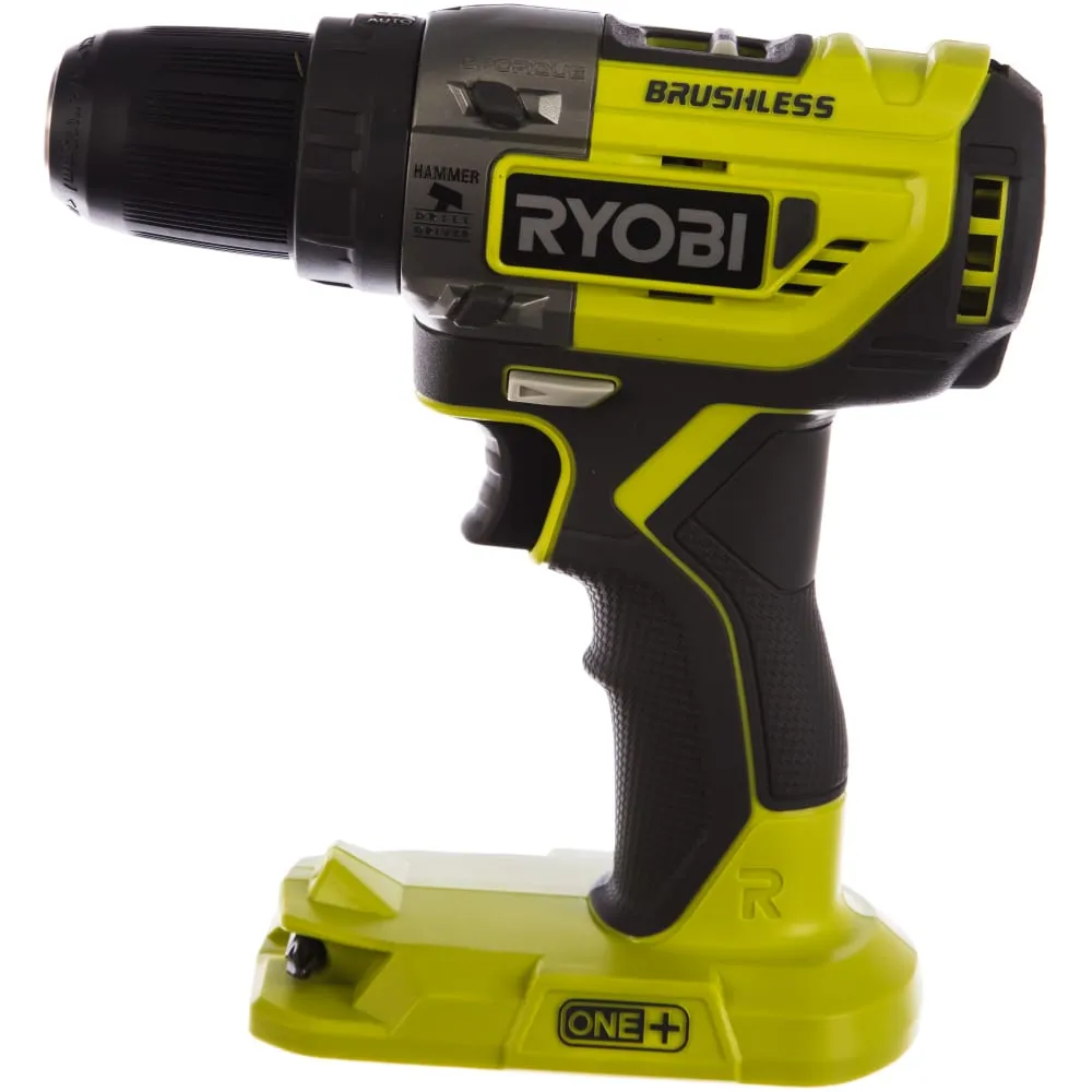 Фото Ryobi ONE+ Бесщеточная ударная дрель-шуруповерт R18PD5-0 без аккумулятора в комплекте 5133003595 15779930