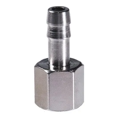 Переходник Fubag 1/4 дюйма F на елочку 8мм с обжимным кольцом 11Х13мм