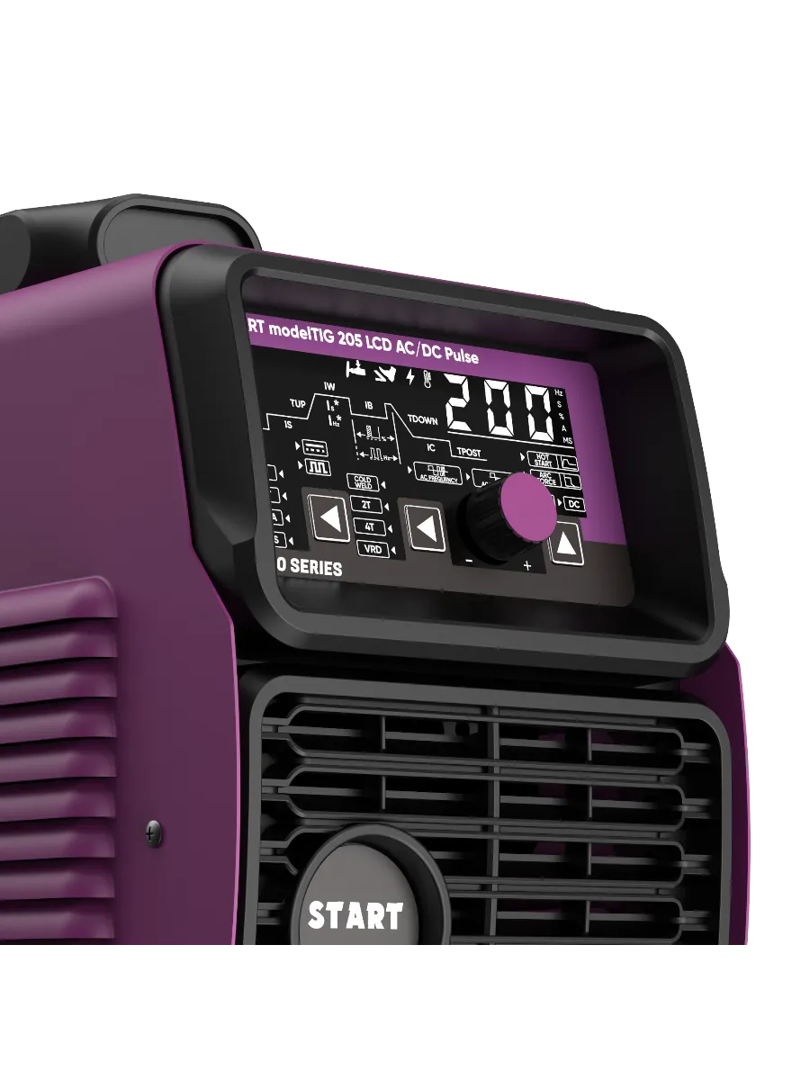 Фото START modelTIG 205 LCD AC/DC TIG PULSE Установка аргонодуговой сварки 3W205APL 3W205APL