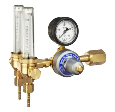 Газовый редуктор с 2-мя ротаметрами GasIQ Tigex II 2x34л/мин