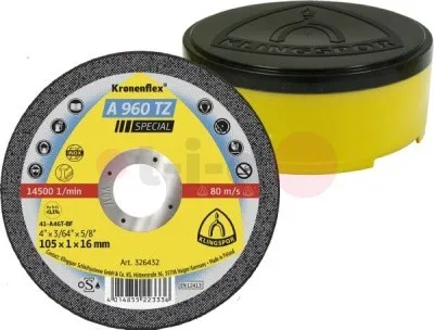 Отрезной круг Klingspor A 960 TZ Special 115x1x22,23, упаковка 25 шт