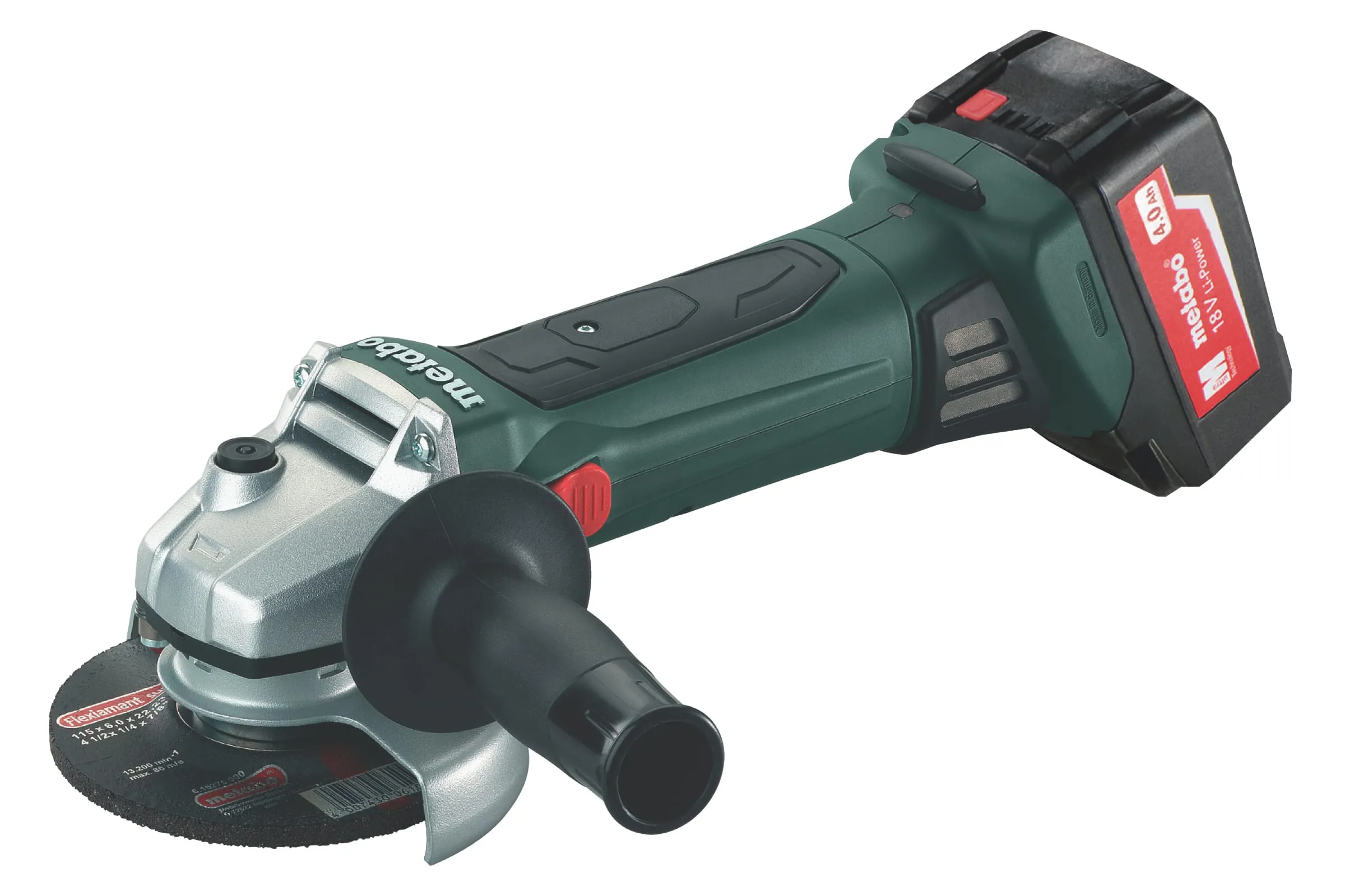 Аккумуляторная угловая шлифмашина Metabo W 18 LTX 125 с аккумулятором и ЗУ  купить в Челябинске - цена в интернет-магазине «От и До.ру»