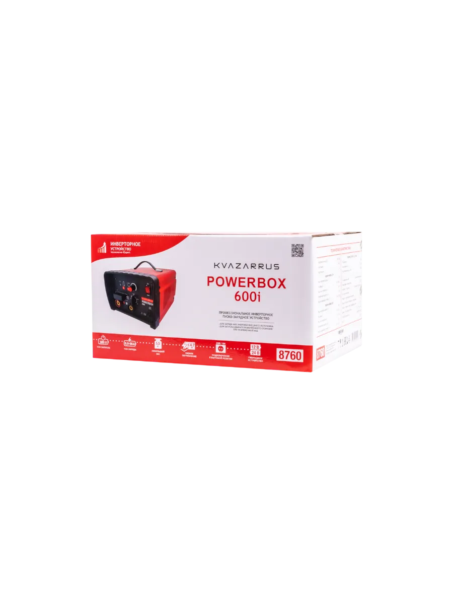Фото Инверторное пуско-зарядное устройство FoxWeld Kvazarrus PowerBox 600i 8760