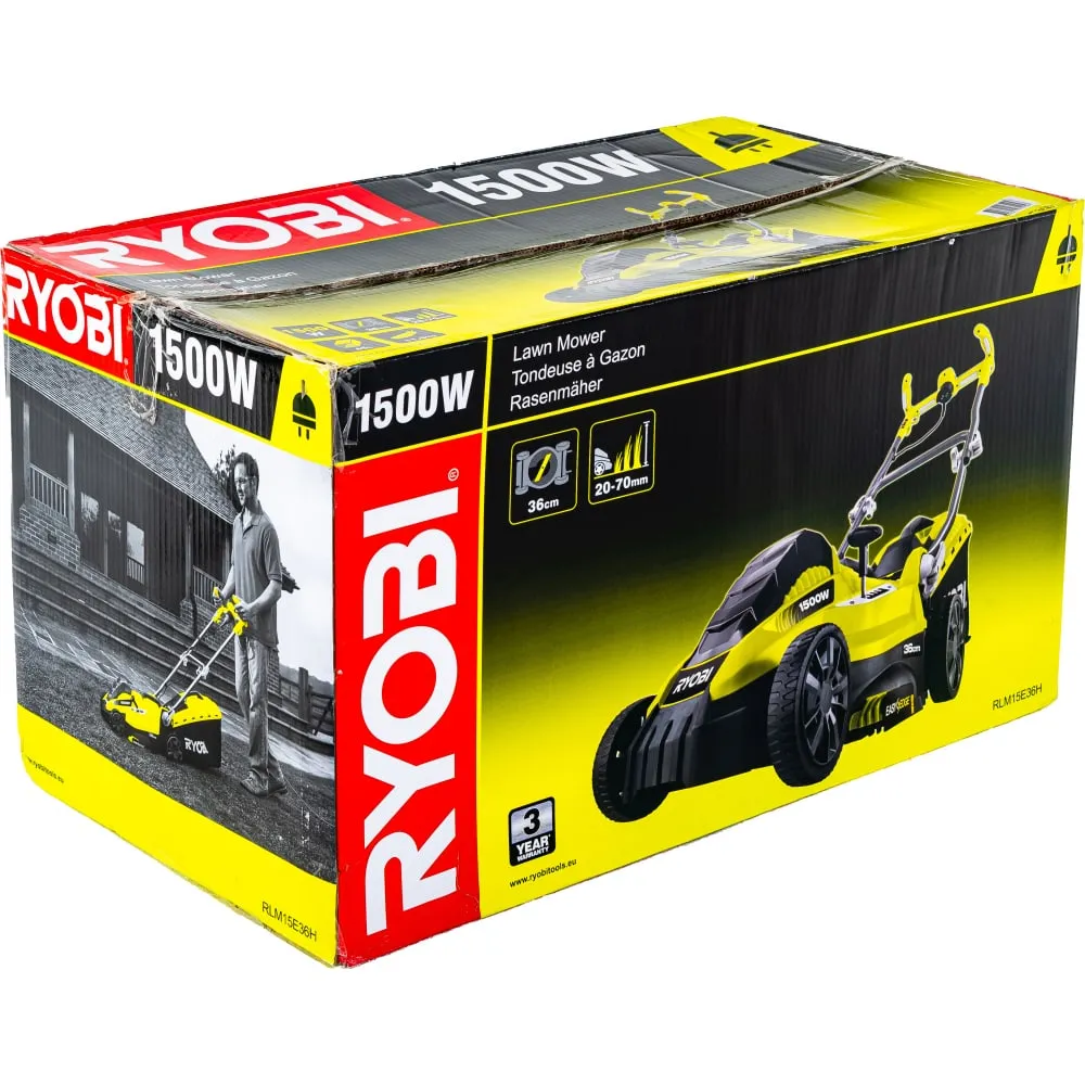 Фото Ryobi Газонокосилка RLM15E36H 5133002345 15507672