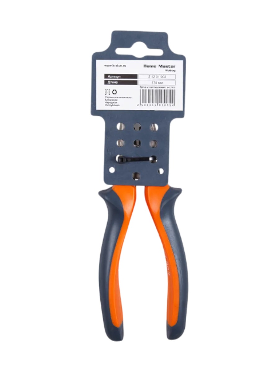 Фото Пассатижи Кратон Home master комбинированные Сr-V 175 мм от002002634