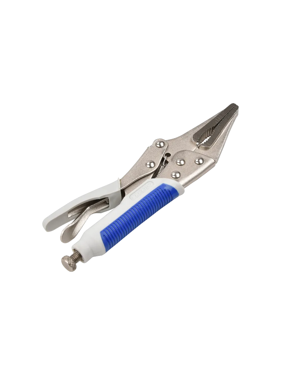 Фото Ручной зажим Aurora с прямыми губками и фиксатором 220 мм от001001422