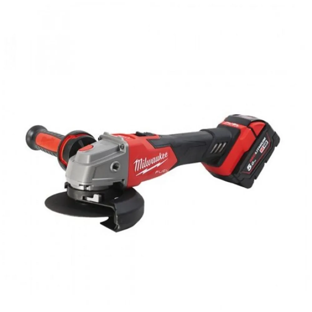 Аккумуляторная угловая шлифмашина Milwaukee M18 FSAG125XB-502X FUEL  4933478430 купить в Челябинске - цена в интернет-магазине «От и До.ру»