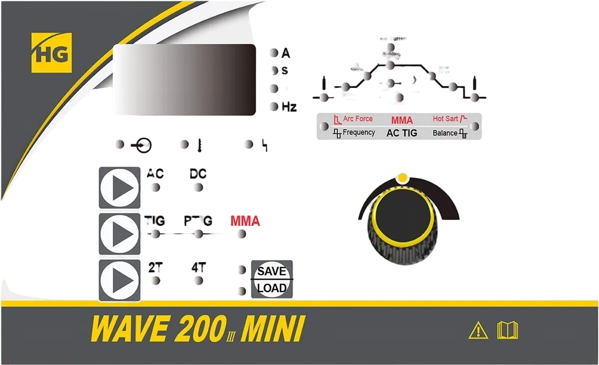 Фото Аппарат аргонодуговой сварки HUGONG WAVE 200 III MINI AC/DC уценка от011000240