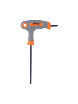 Ключ шестигранный с шаром Кратон Т-образный 3 мм