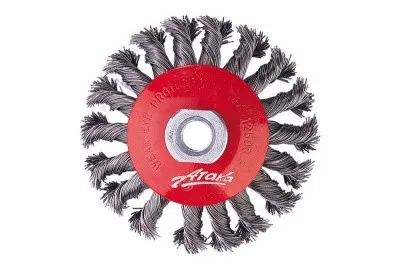 Щетка вогнутая витая (100 мм; M14) №025 1210014135 АТАКА 22218