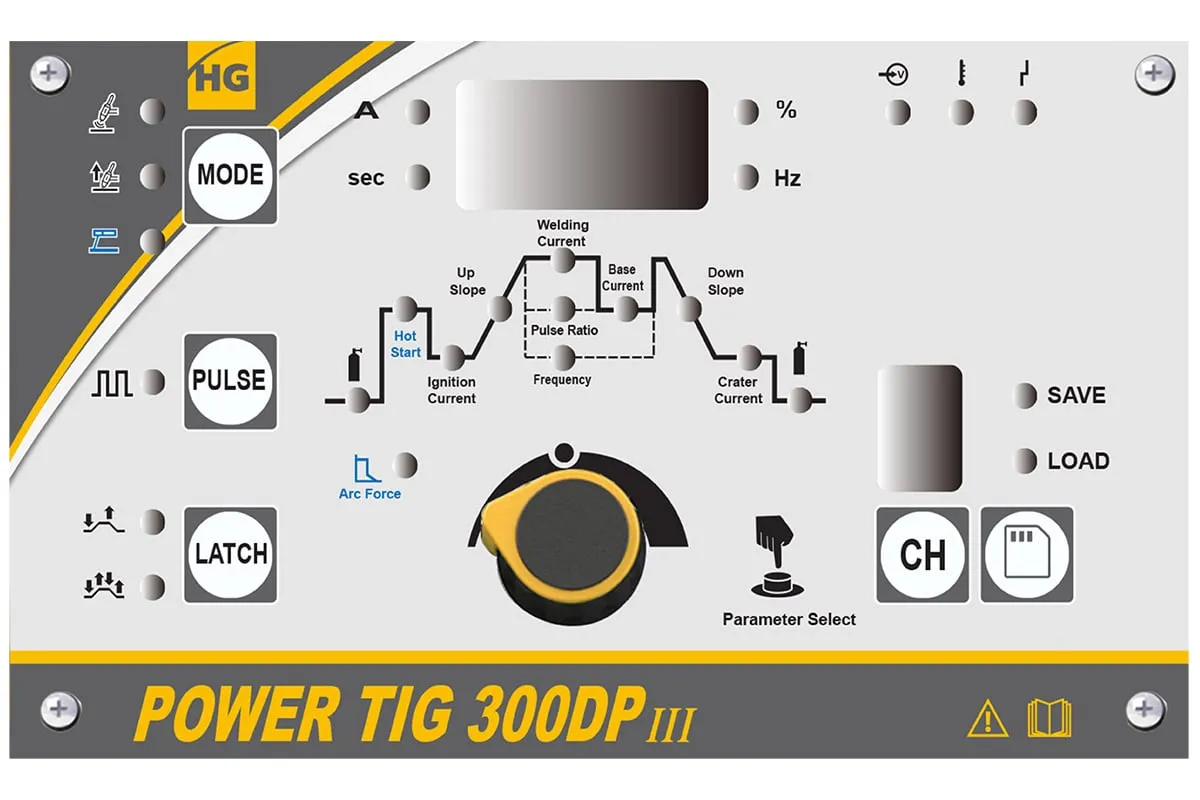 Фото Аппарат аргонодуговой сварки HUGONG POWER TIG 300DP III от011000020