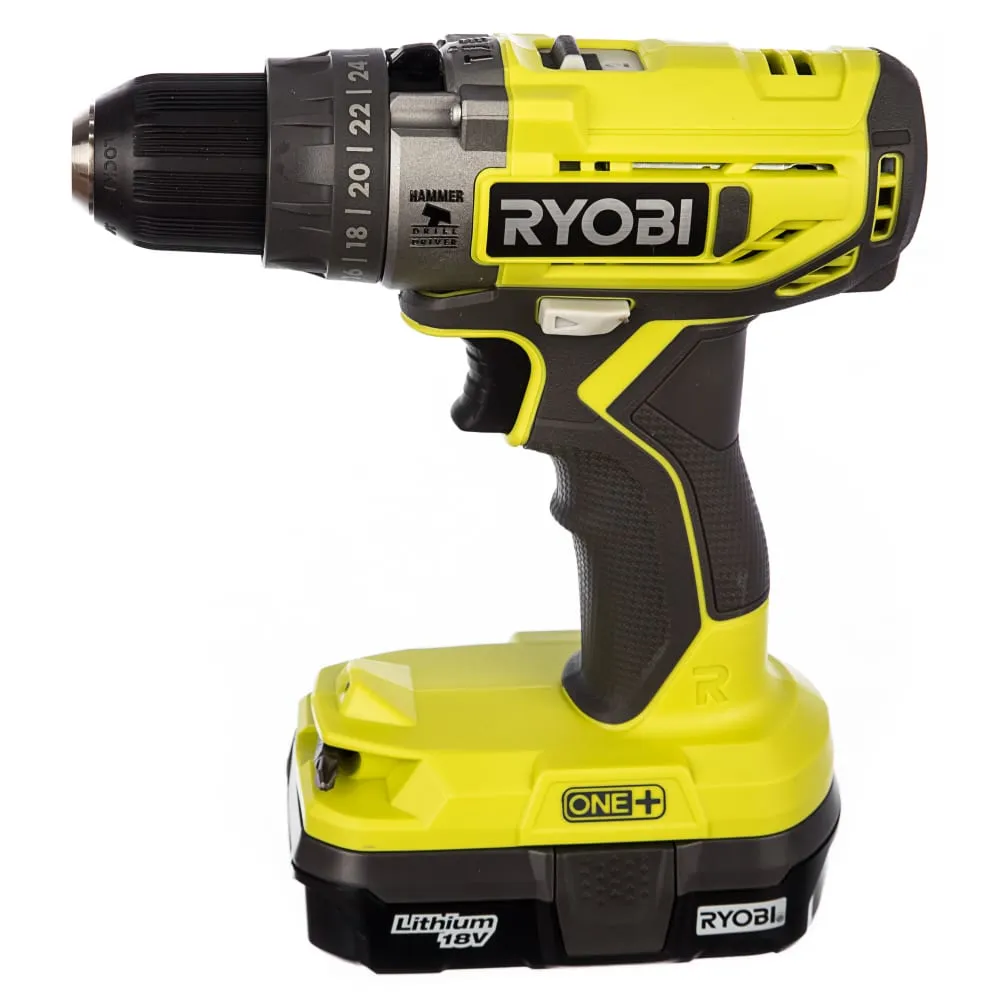 Фото Ryobi ONE+ ударная дрель шуруповерт R18PD2-113S 5133003825 15863329