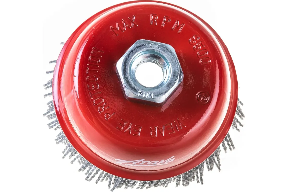 Фото Щетка чашеобразная, абразивная (100 мм; M14) для УШМ №171 АТАКА 34729 34729