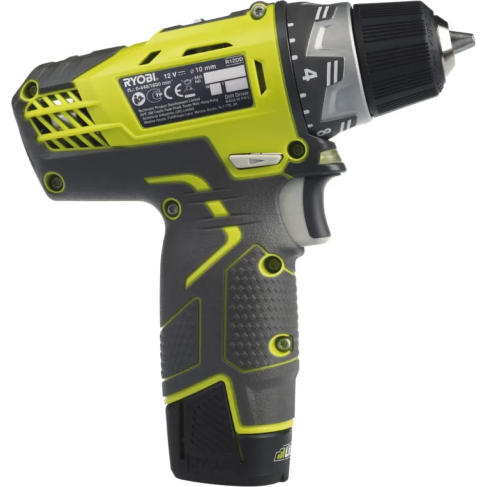 Фото Ryobi Дрель аккумулятоная R12DD-LL13S 5133001802 15520337