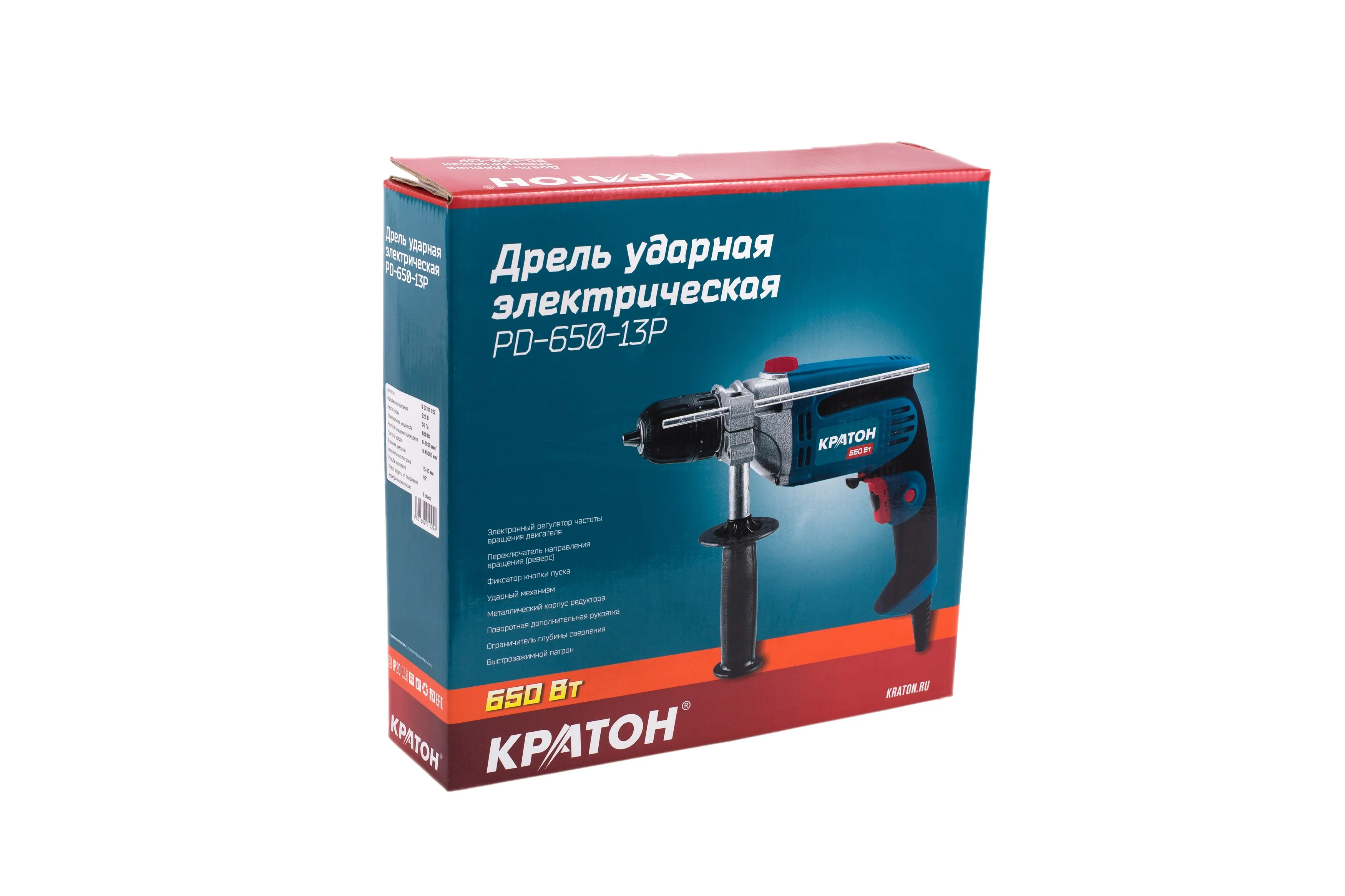Фото Дрель ударная Кратон PD-650-13P от002003542