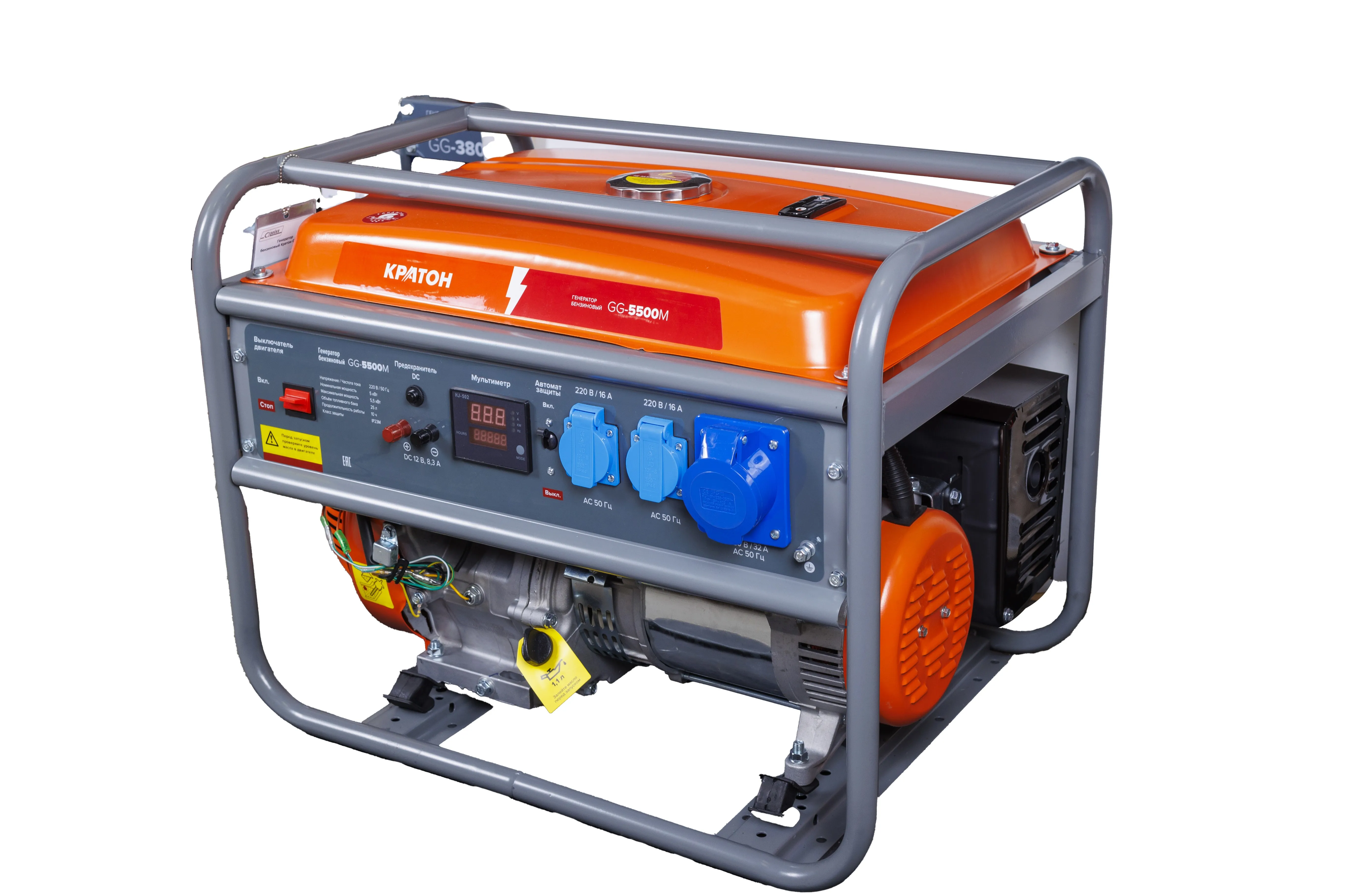 Фото Генератор бензиновый Кратон GG-5500M от002003811