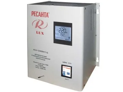 Смотреть стабилизатор напряжения ресанта lux асн-12000н/1-ц на сайте «От и До.ру» Стабилизатор напряжения Ресанта LUX АСН-12000Н/1-Ц