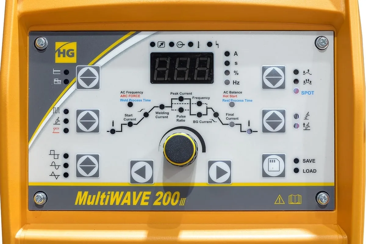 Фото Аппарат аргонодуговой сварки MultiWAVE 200 III AC/DC (cold tack, различные типы волны) Hugong от011000002