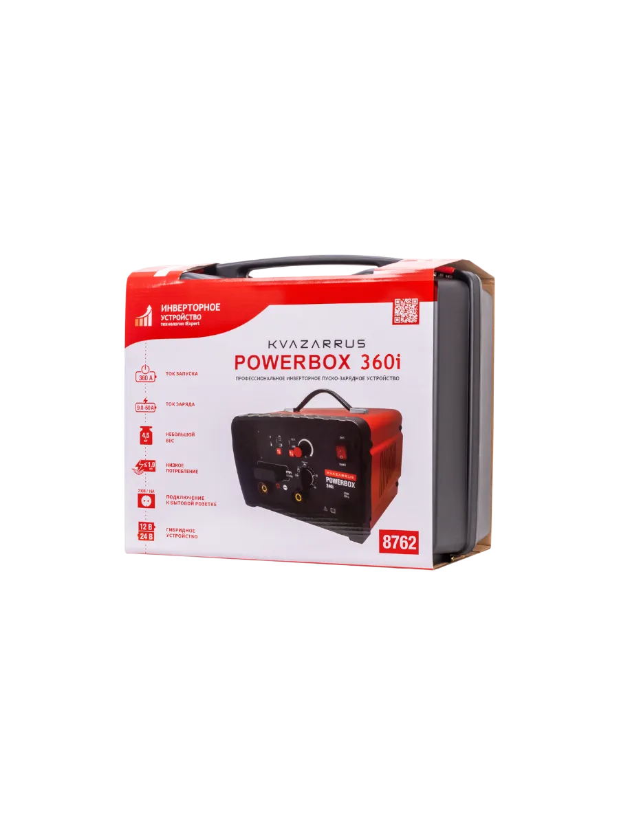 Фото Инверторное пуско-зарядное устройство FoxWeld Kvazarrus PowerBox 360i 8762