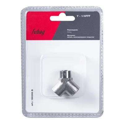 Переходник Fubag Y - 1/4 дюйма FFF, блистер 1 шт