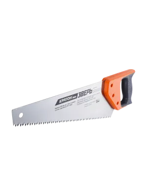 Ножовка Кратон HOBBY 400 мм шаг 7 мм 2-гранные закаленные ТВЧ зубья