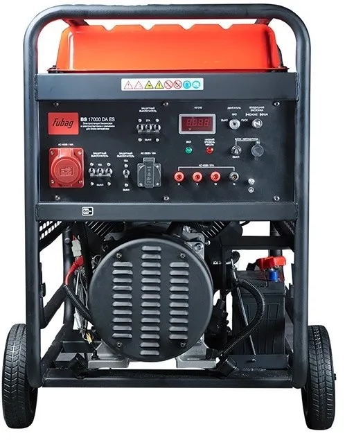 Фото Бензиновая электростанция Fubag BS 17000 DA ES с электростартером и коннектором автоматики 431243