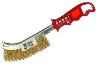 Щетка омедненная 17230001 с пластиковой ручкой №112 АТАКА 22402