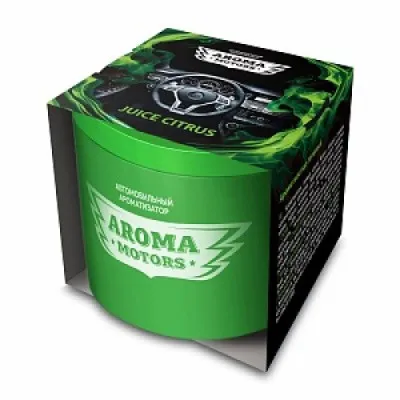 Ароматизатор гелевый GRASS "Aroma Motors" JUICE CITRUS 