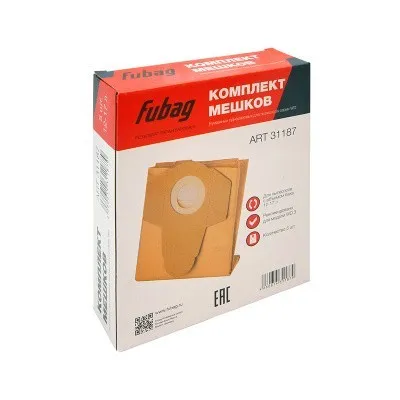 Комплект мешков одноразовых Fubag 12-17 л для пылесосов серии WD Fubag 3 5 шт.
