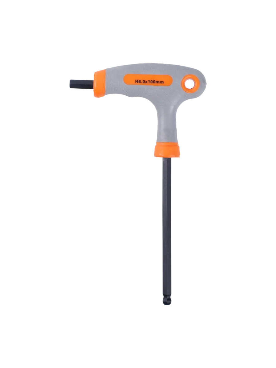 Фото Ключ шестигранный с шаром Кратон Т-образный 6 мм от002002872