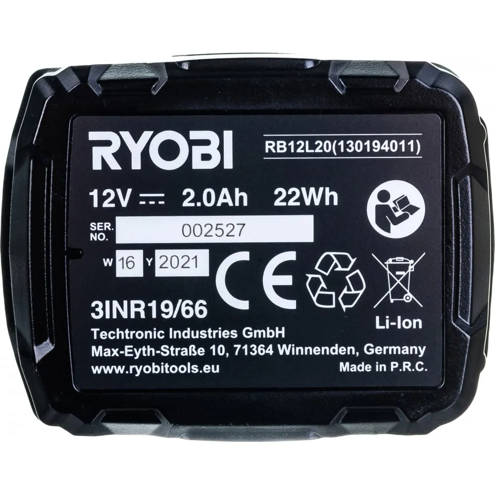 Фото Ryobi Аккумулятор RB12L20 5133005089 17653525