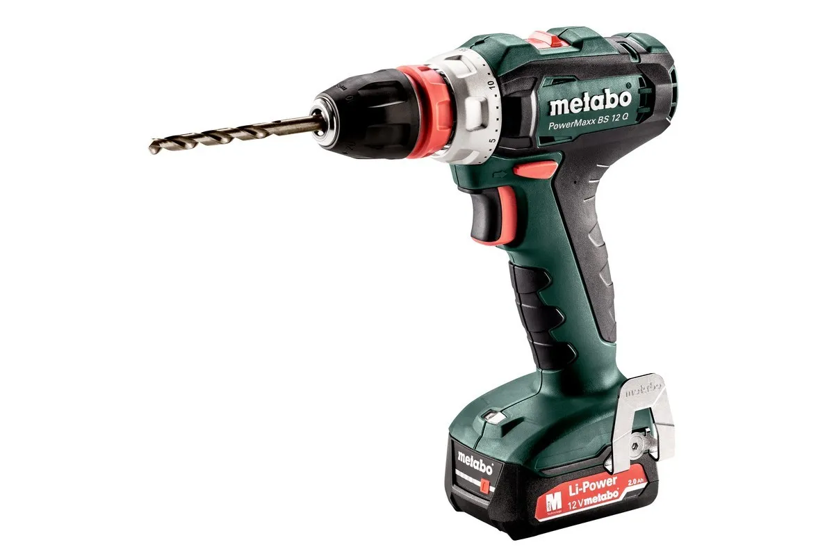 Аккумуляторная дрель-шуруповерт Metabo PowerMaxx BS 12 Q купить в  Челябинске - цена в интернет-магазине «От и До.ру»