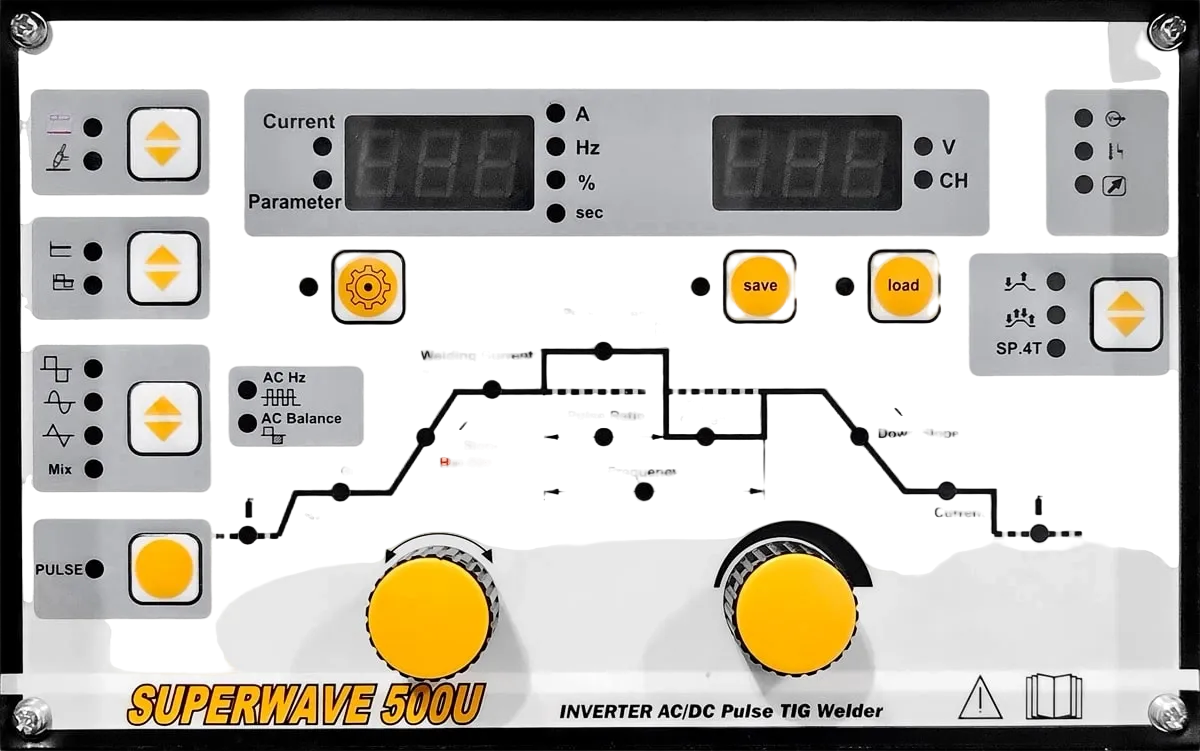 Фото Аппарат аргонодуговой сварки HUGONG SUPERWAVE 500U (без БО и тележки) (без коннектора для БО) уценка от011000297