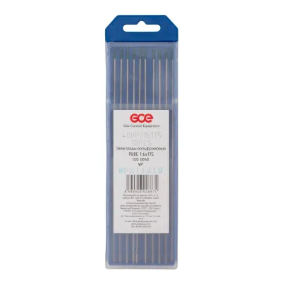 Электрод KRASS WP Зеленый, 1,6х175 мм, легирующие элементы: 0% отсутствуют (набор 10 шт)