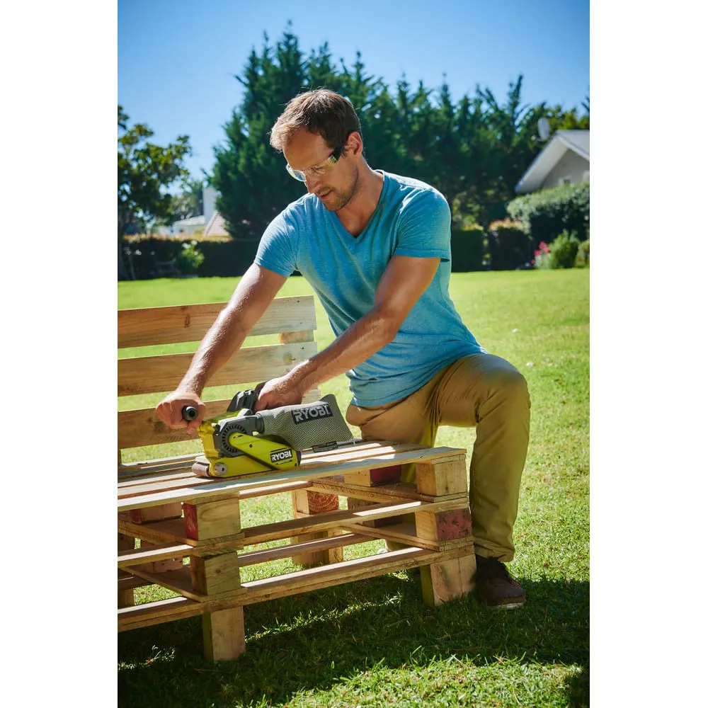 Фото Ryobi ONE+ ленточная шлифмашина R18BS-0 без аккумулятора в комплекте 5133002916 15642341