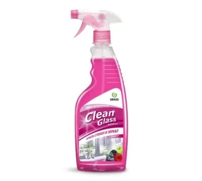 Очиститель GRASS стекол и зеркал "Clean glass" лесные ягоды, 600 мл