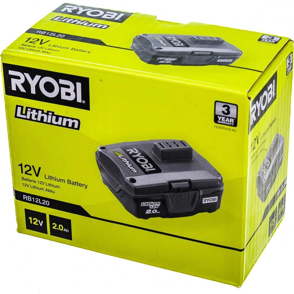 Фото Ryobi Аккумулятор RB12L20 5133005089 17653525
