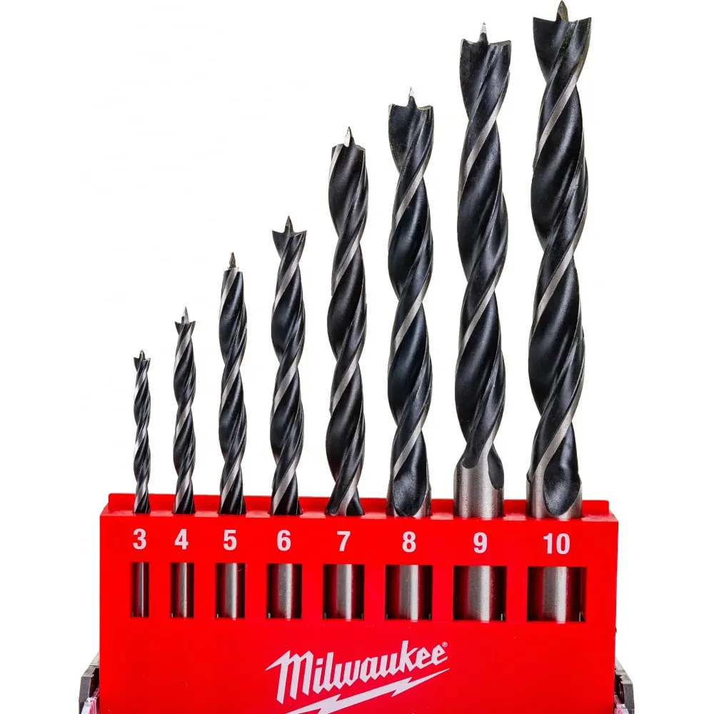 Фото Набор сверл по дереву 8 шт. Milwaukee 4932352466 4932352466